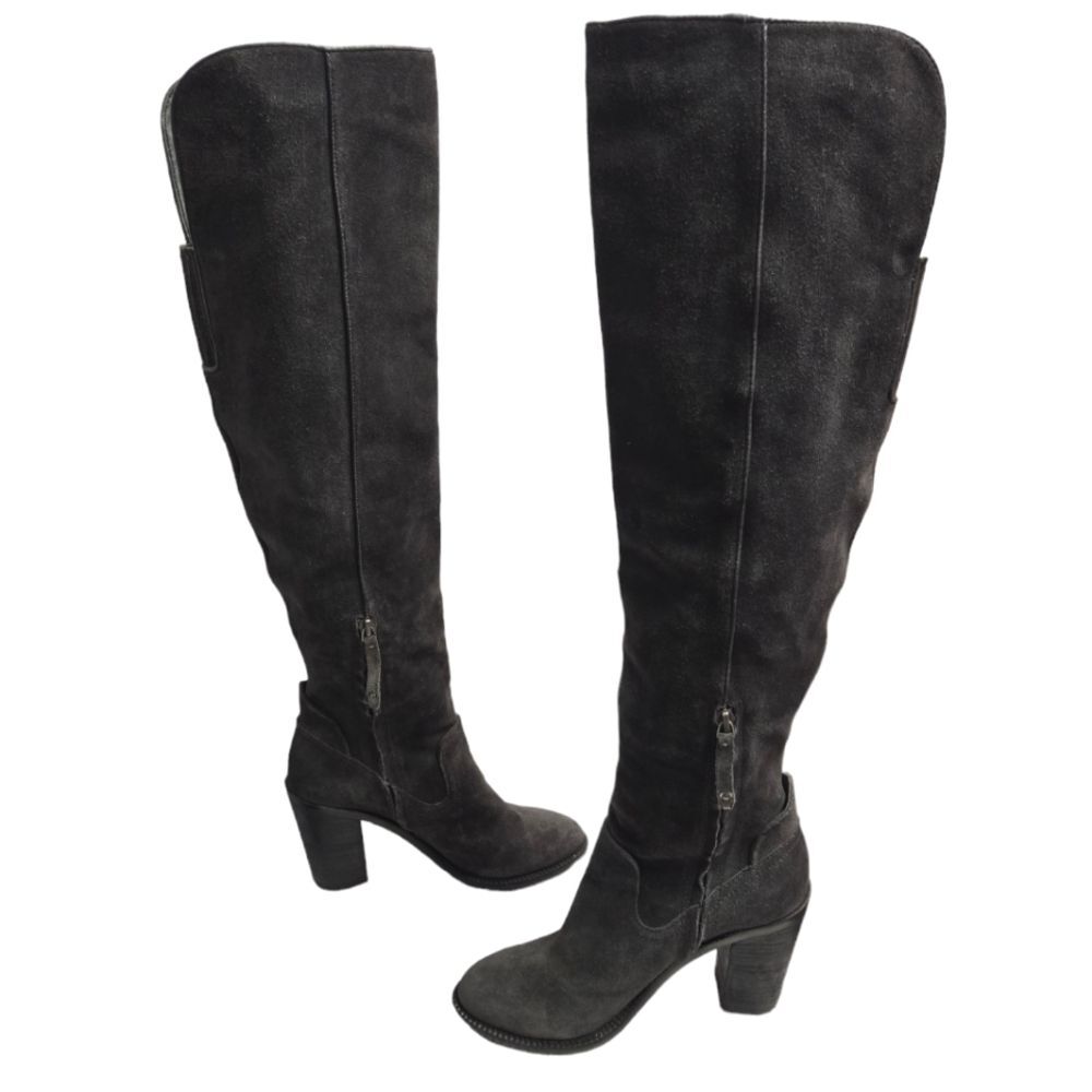 Dolce Vita Ohanna Over The Knee Boots Sz 7.5 Dark Gray